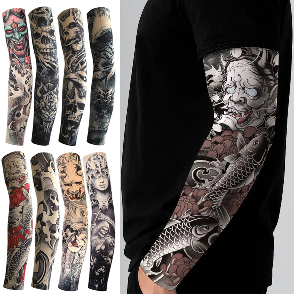 8PCS Tattoo Sleeves Men Women UV Protection Cooling Sleeves Stretchy Breathable Sun Sleeves Outdoor Driving Fishing Arm Sleeves
8PCS Tattoo Sleeves Men Women UV Protection Cooling Sleeves Stretchy Breathable Sun Sleeves Outdoor Driving Fishing Arm Sleeves
