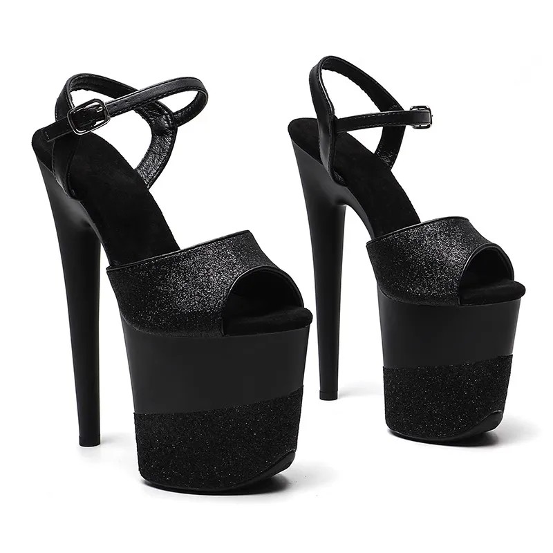 20cm/8inches Shiny PU Upper Electroplate Platform High Heel Sandals Sexy Model Shoes Pole Dance Shoes 347
20cm/8inches Shiny PU Upper Electroplate Platform High Heel Sandals Sexy Model Shoes Pole Dance Shoes 347