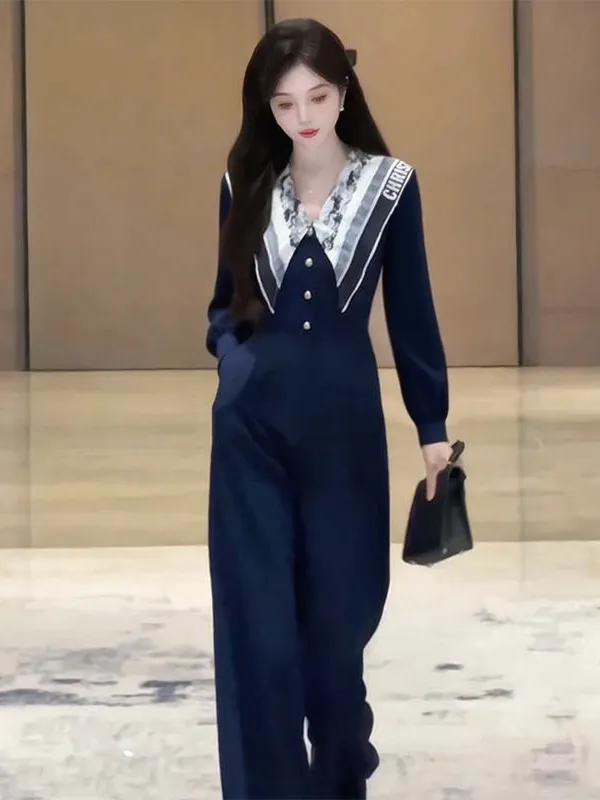Elegant Intellectual Spring 2026 Women's Long Sleeve Onesie Commute Wide Leg Pants High Waist Classic Polyester Fiber
Elegant Intellectual Spring 2026 Women's Long Sleeve Onesie Commute Wide Leg Pants High Waist Classic Polyester Fiber