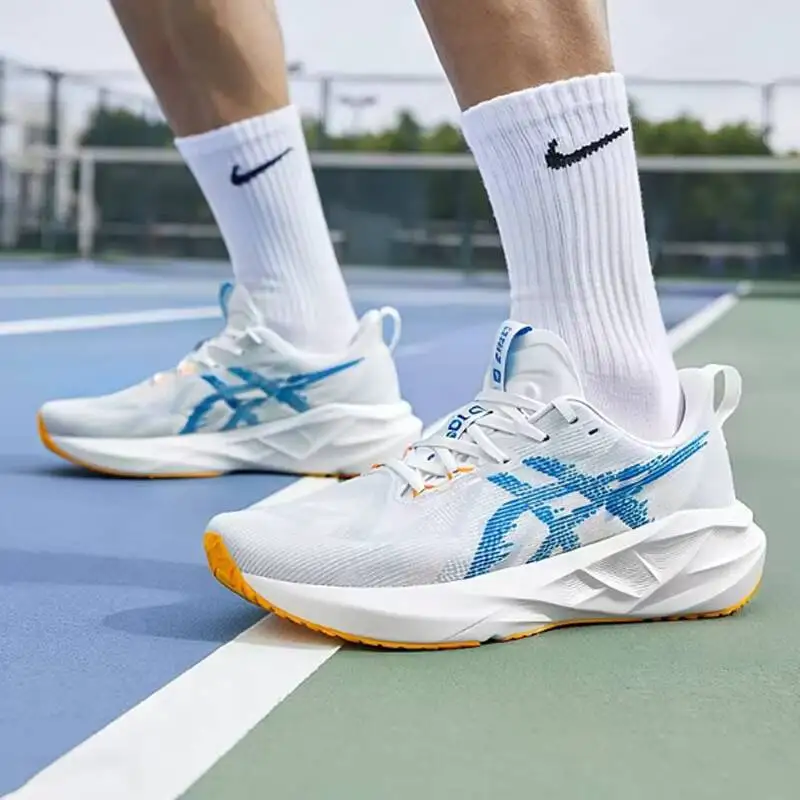 Men ASICS NOVABLAST 5 Soft Rebound Running Shoes 1011B974-407 FF BLAST MAX Breathable Mesh Light Blue Road Trainers
Men ASICS NOVABLAST 5 Soft Rebound Running Shoes 1011B974-407 FF BLAST MAX Breathable Mesh Light Blue Road Trainers
