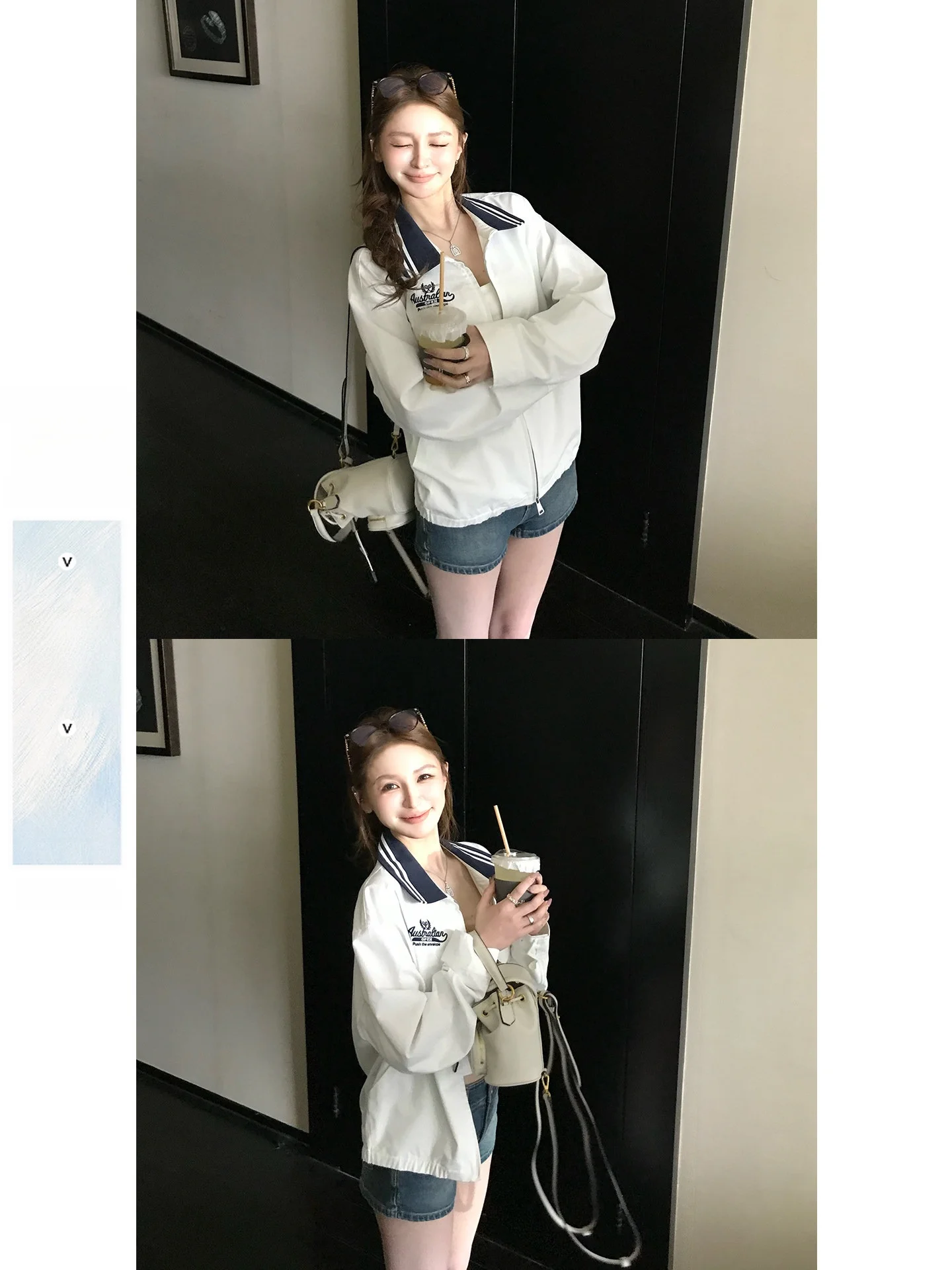 Skk Store RL Australian Open Tennis Jacket Women's Long Velvet Cotton Shape Harrington Jacket Casual Style Loose Fit Spring
Skk Store RL Australian Open Tennis Jacket Women's Long Velvet Cotton Shape Harrington Jacket Casual Style Loose Fit Spring