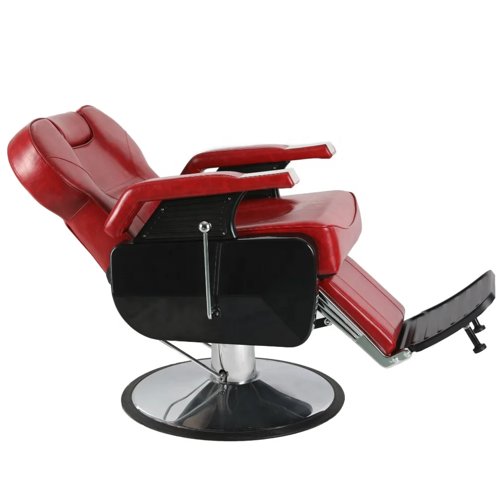 Red Reclining Barber Chair Heavy Duty Hydraulic Pump Salon Chair Adjustable Height 360 Swivel Hair Styling Chair
Red Reclining Barber Chair Heavy Duty Hydraulic Pump Salon Chair Adjustable Height 360 Swivel Hair Styling Chair