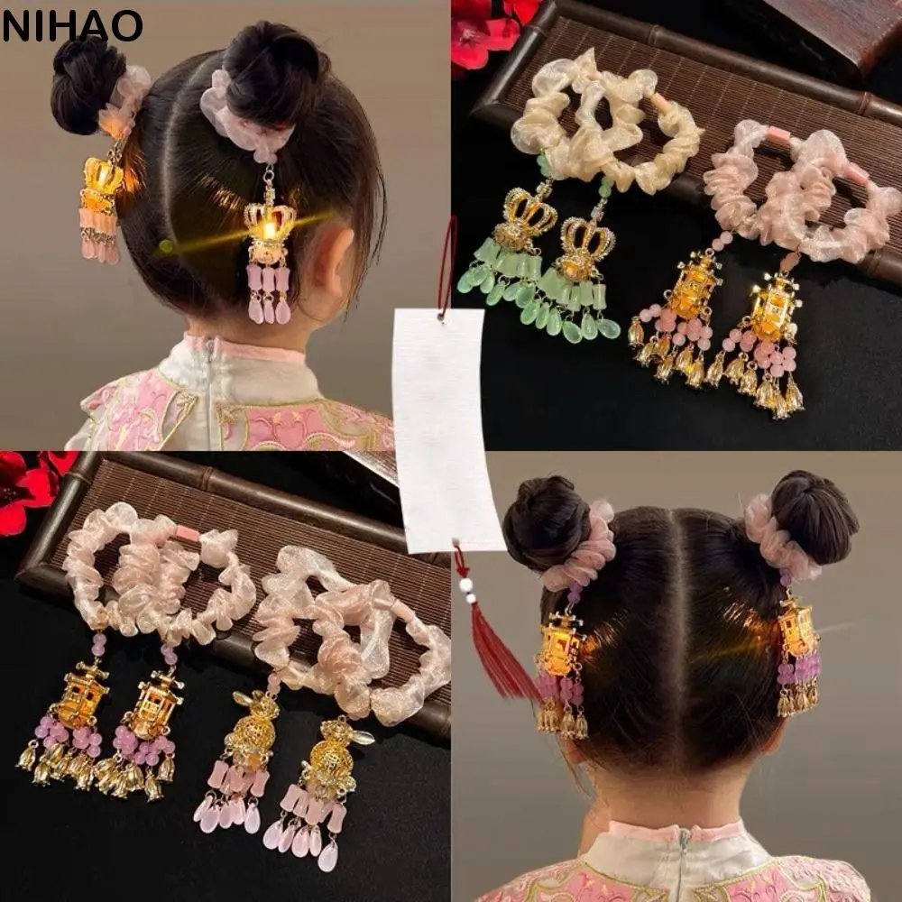 Exquisite Chinese Ancient Style Lantern Luminous Hair Rope Crown Rabbit Children Hair Ring Elastic Hair Band New Year Kid
Exquisite Chinese Ancient Style Lantern Luminous Hair Rope Crown Rabbit Children Hair Ring Elastic Hair Band New Year Kid