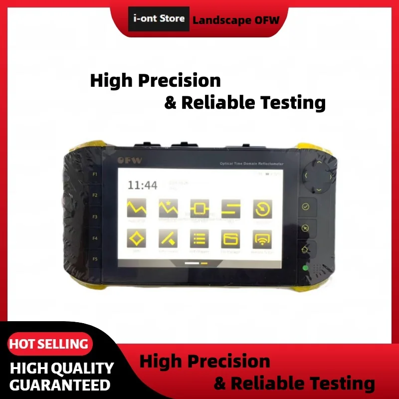 OFW OTDR Fiber Optic Tester, Optical Time Domain Reflectometer with OPM VFL, FTTH FTTx Telecom Fiber Fault Locator
OFW OTDR Fiber Optic Tester, Optical Time Domain Reflectometer with OPM VFL, FTTH FTTx Telecom Fiber Fault Locator