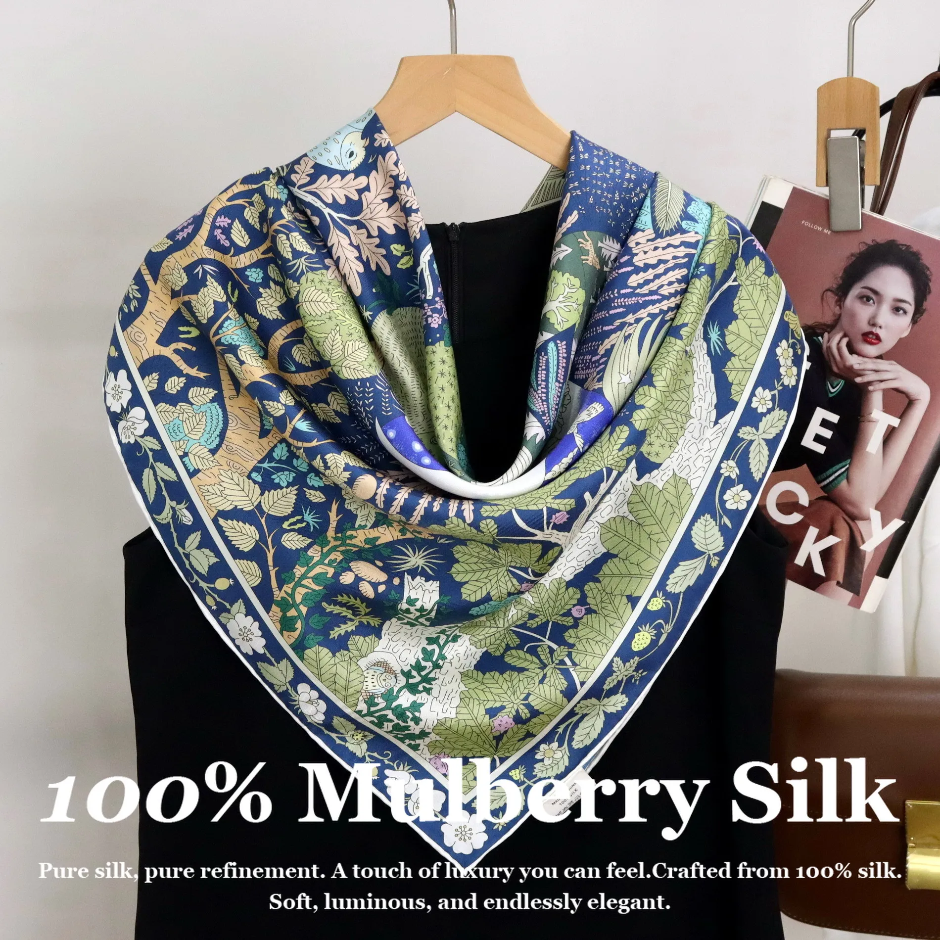 New Hand Rolled Edge 100% Mulberry Silk Twill Scarf 90cm Luxury Brand Designer Square Silk Shawl Real Natural Silk Foulard Hijab
New Hand Rolled Edge 100% Mulberry Silk Twill Scarf 90cm Luxury Brand Designer Square Silk Shawl Real Natural Silk Foulard Hijab