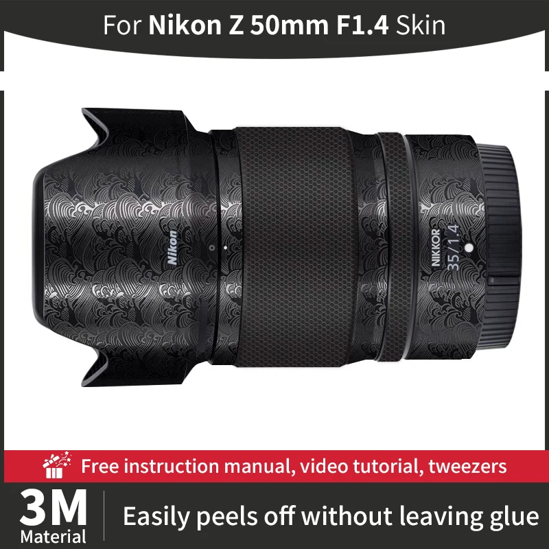 For Nikon 50mm Skin Nikon Z 50mm F1.4/Z 35mm F1.4 Lens Skin Anti-scratch Camera Lens Sticker protective film More Colors
For Nikon 50mm Skin Nikon Z 50mm F1.4/Z 35mm F1.4 Lens Skin Anti-scratch Camera Lens Sticker protective film More Colors
