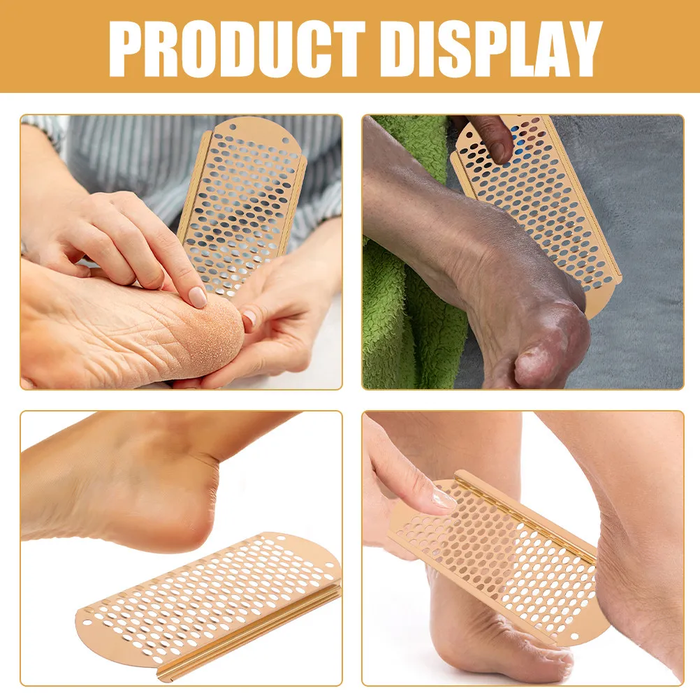4Pcs Foot Files Stainless Steel Professional Callus Remover Dry Cracked Feet Scraper Pedicure Foot Care Tool Hard Skin Remover
4Pcs Foot Files Stainless Steel Professional Callus Remover Dry Cracked Feet Scraper Pedicure Foot Care Tool Hard Skin Remover