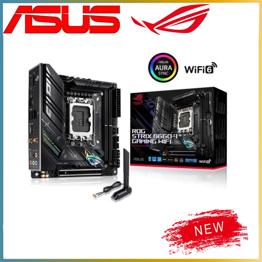 NEW For Intel B660 B660i For ASUS ROG STRIX B660-I GAMING WIFI DDR5 Motherboard Computer Socket LGA1700 Desktop Mainboard
NEW For Intel B660 B660i For ASUS ROG STRIX B660-I GAMING WIFI DDR5 Motherboard Computer Socket LGA1700 Desktop Mainboard