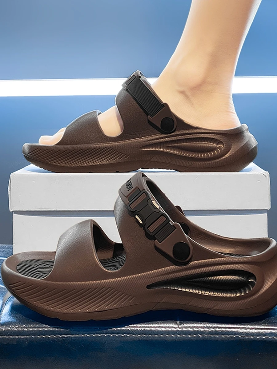 Men's Summer Outdoor Sports Sandals Anti-slip Wear-resistant Heightening Thick Bottom Driving Outdoor Sports Beach Slippers
Men's Summer Outdoor Sports Sandals Anti-slip Wear-resistant Heightening Thick Bottom Driving Outdoor Sports Beach Slippers