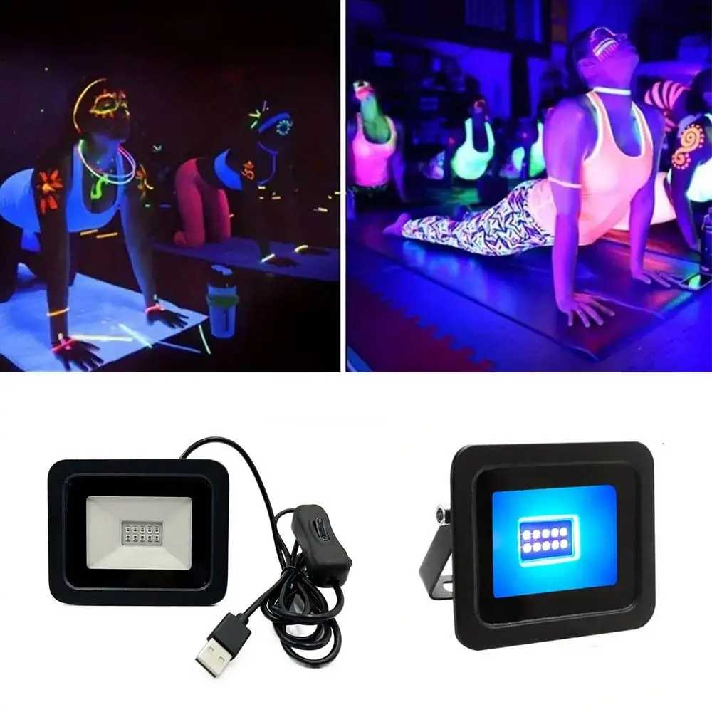 Portable 5V USB UV LED Floodlight High Power 395nm UVA Floodlight Handheld Waterproof UV Fluorescent Light Home Living Room
Portable 5V USB UV LED Floodlight High Power 395nm UVA Floodlight Handheld Waterproof UV Fluorescent Light Home Living Room
