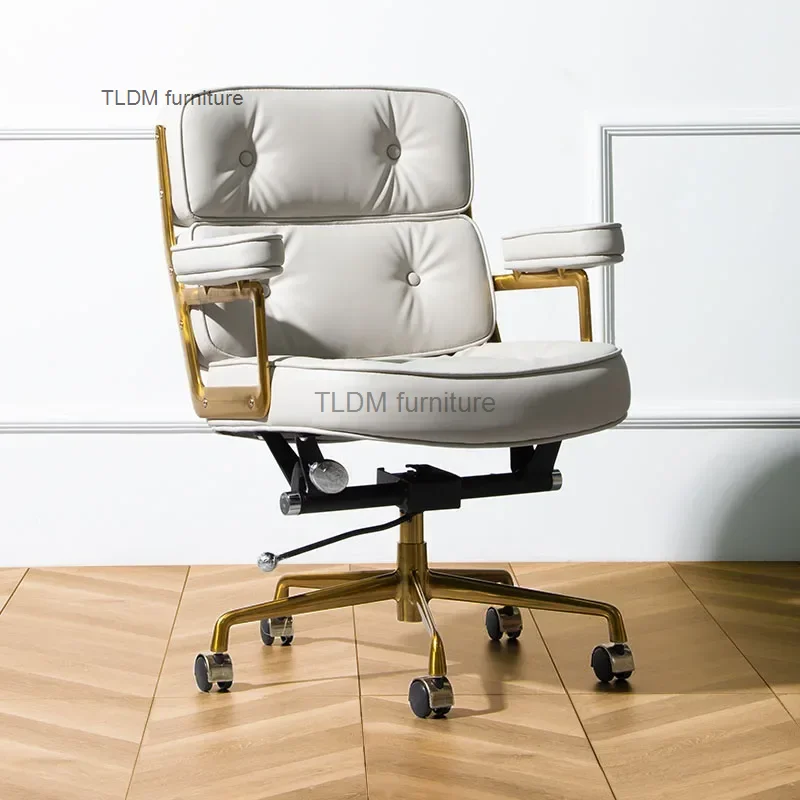 Nordic Luxury Office Chairs Leather Office Furniture Modern Comfortable Computer Chair Back Study Swivel Lift Gamer Armchairs
Nordic Luxury Office Chairs Leather Office Furniture Modern Comfortable Computer Chair Back Study Swivel Lift Gamer Armchairs