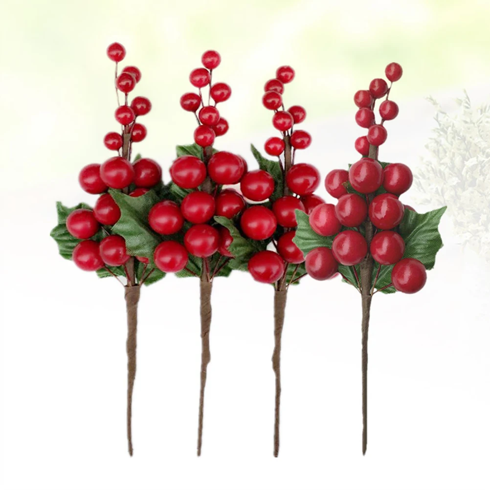 4 Pcs Artificial Bouquet Room Decor Christmas Decorations Berry Branches Berries Flower Winter Simulation
4 Pcs Artificial Bouquet Room Decor Christmas Decorations Berry Branches Berries Flower Winter Simulation