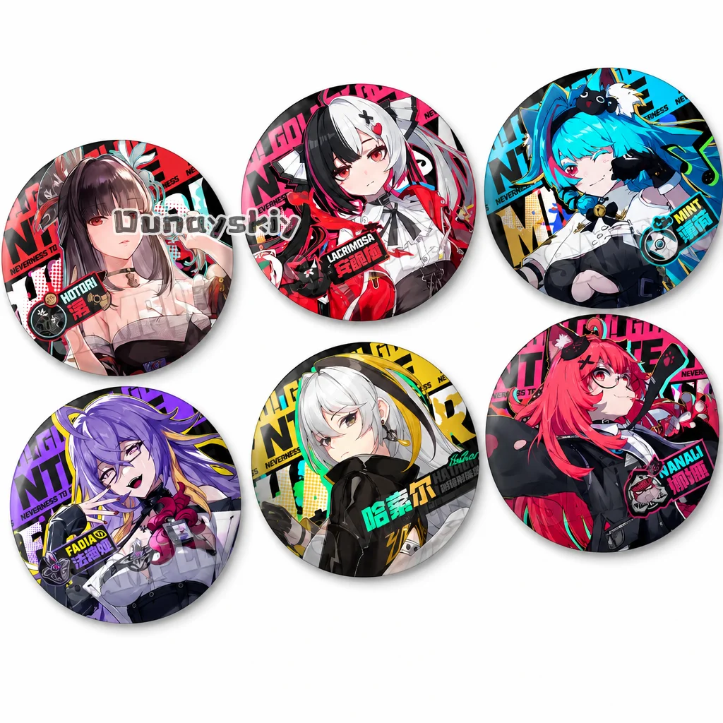 LWW*18Neverness To Everness Mint Hair Tiya 75mm Double Flash Big Badge From Another Loop Anime Game Peripheral Collection Cos
LWW*18Neverness To Everness Mint Hair Tiya 75mm Double Flash Big Badge From Another Loop Anime Game Peripheral Collection Cos