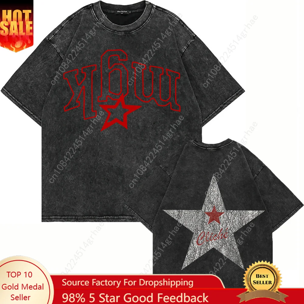 100% Cotton Vintage Washed Mgk Lost Americana T-Shirt Summer Fashion Men Streetwear Hip Hop Oversize Acid Wash Tees Shirts Tops
100% Cotton Vintage Washed Mgk Lost Americana T-Shirt Summer Fashion Men Streetwear Hip Hop Oversize Acid Wash Tees Shirts Tops