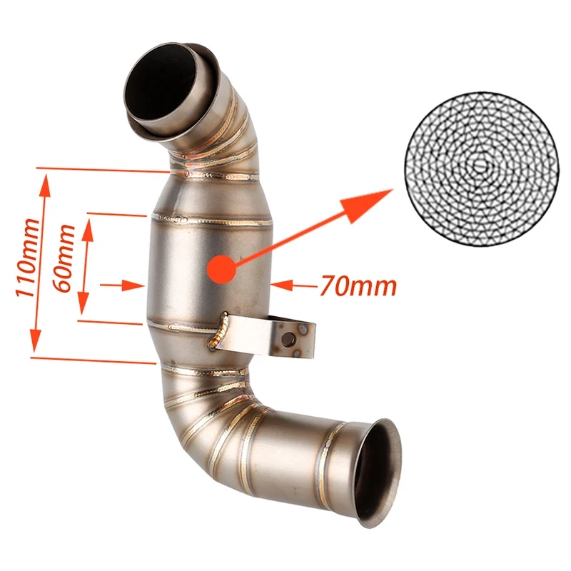 Motorcycle Modified Exhaust Mid Link Pipe Escape Tube For KTM Duke 790 890 890R 2018-2022 790 Adventure R Rally 2019-2022
Motorcycle Modified Exhaust Mid Link Pipe Escape Tube For KTM Duke 790 890 890R 2018-2022 790 Adventure R Rally 2019-2022