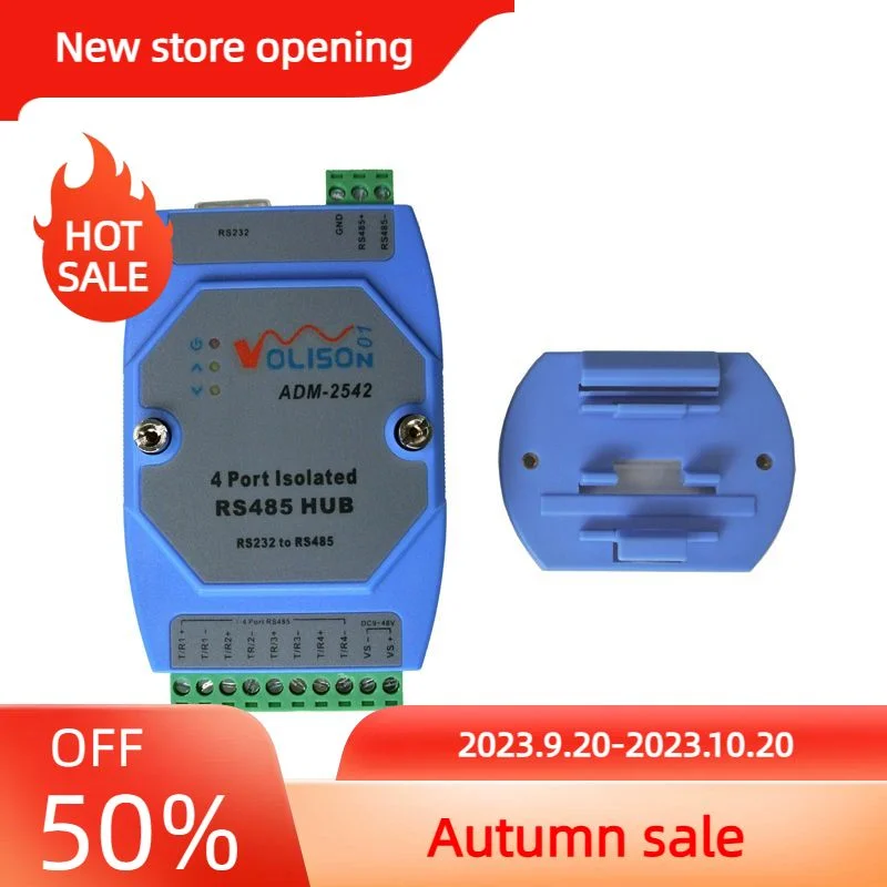 Four way isolation, 485 hub, 4 port, RS485 distributor, 1 point 4 shared device, relay support RS232
Four way isolation, 485 hub, 4 port, RS485 distributor, 1 point 4 shared device, relay support RS232