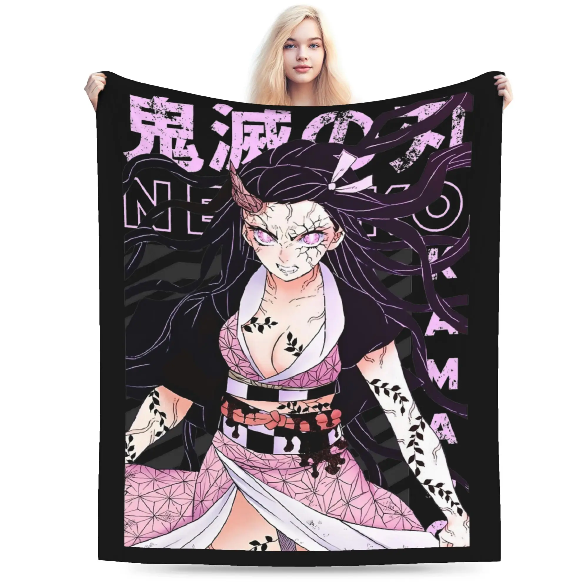 Kamado Nezuko Demoned Slayered Blanket Flannel Print Multifunction Soft Throw Blanket for Bedding Travel Quilt
Kamado Nezuko Demoned Slayered Blanket Flannel Print Multifunction Soft Throw Blanket for Bedding Travel Quilt