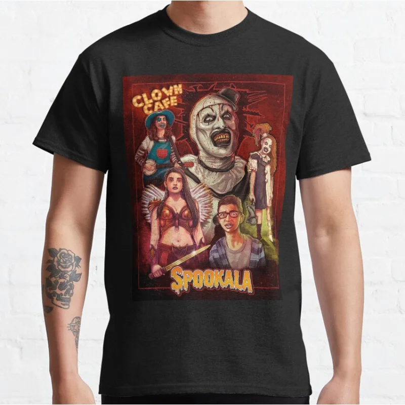 0528 Retro Horror movie Art the clown killer Terrifier Scary halloween Gift t shirt Scream film Graphic clothes All size tops
0528 Retro Horror movie Art the clown killer Terrifier Scary halloween Gift t shirt Scream film Graphic clothes All size tops