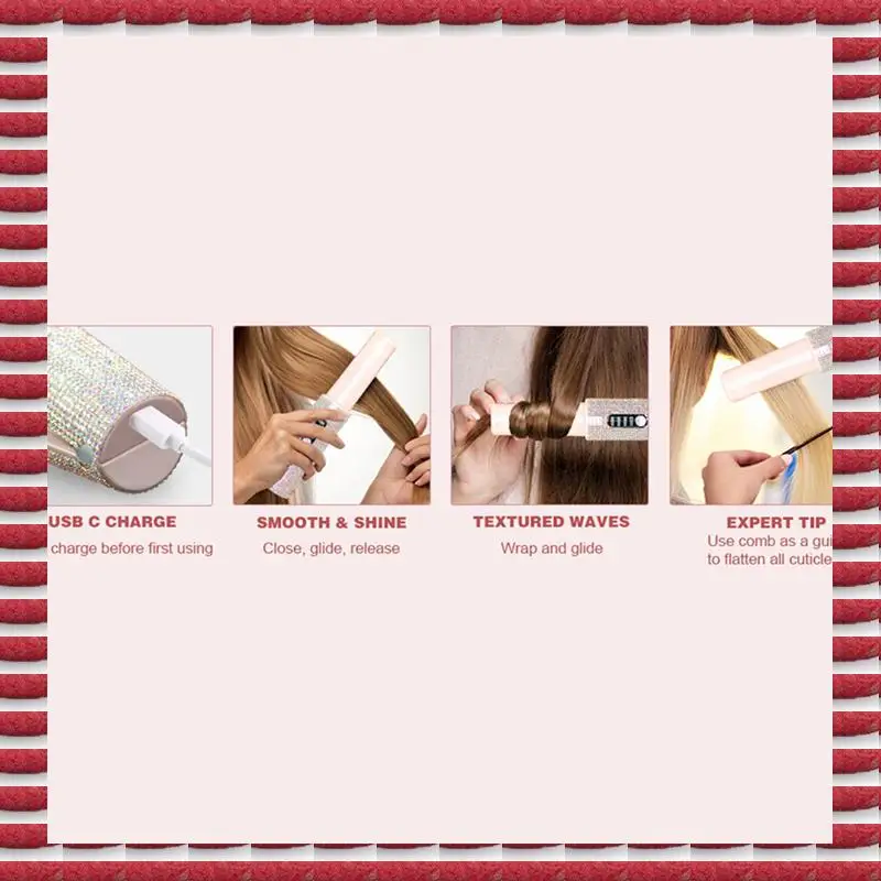 A97G 2X 2-In-1 Electric USB Hair Straightening Brush Straightener Flat Iron Multifunctional Comb Straightening Styler
A97G 2X 2-In-1 Electric USB Hair Straightening Brush Straightener Flat Iron Multifunctional Comb Straightening Styler
