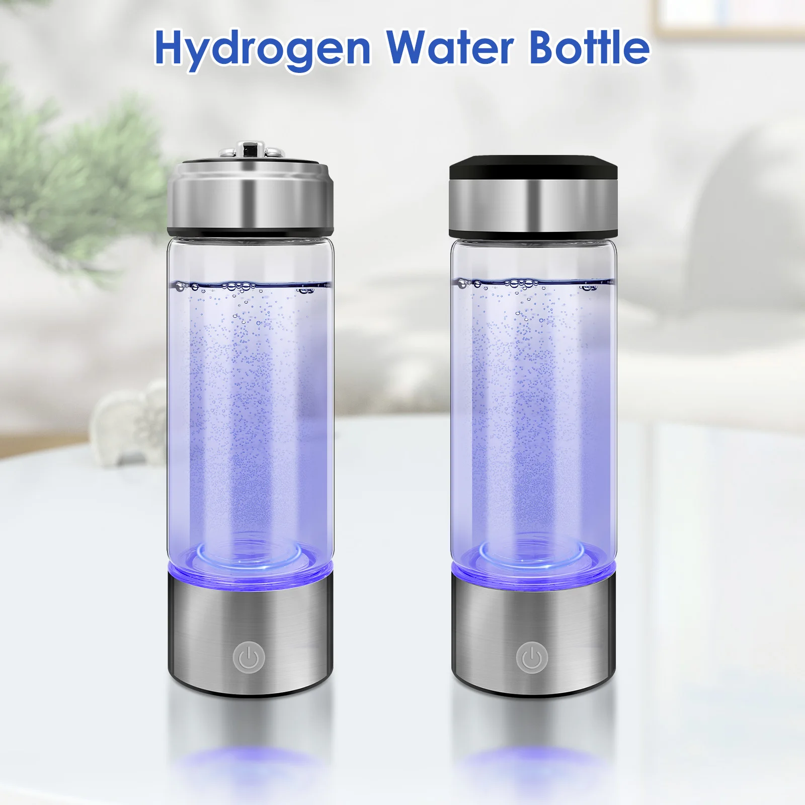 420ml Glass Hydrogen Water Bottle USB Charging Portable Hydrogenated Water Cup for Home Office Travel Fitness
420ml Glass Hydrogen Water Bottle USB Charging Portable Hydrogenated Water Cup for Home Office Travel Fitness