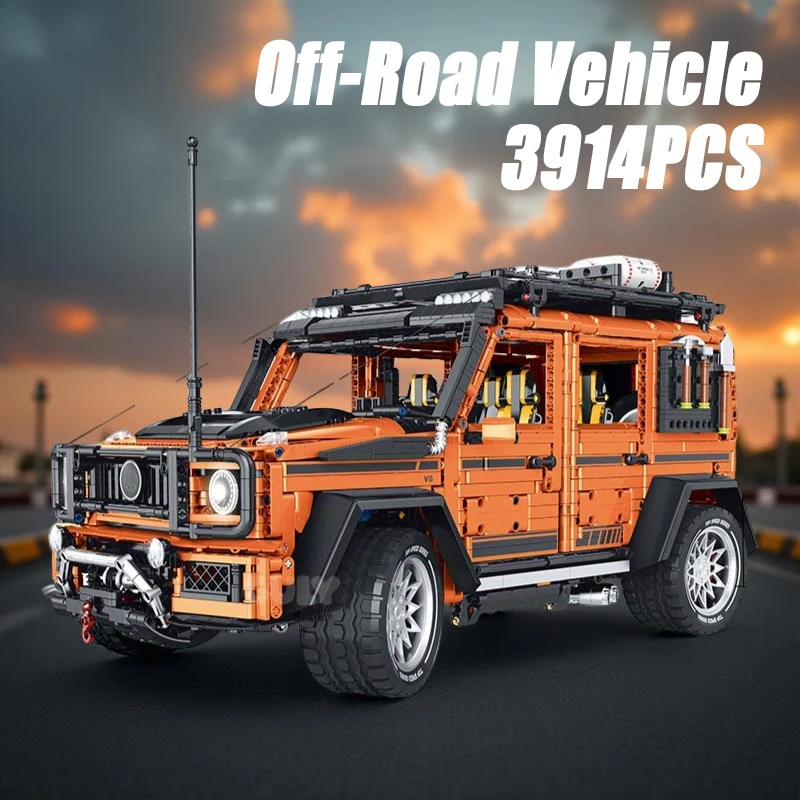 3914PCS Off-Road Vehicle Building Blocks G63 Sets Ornament Assembly SUV Car Bricks Toys Model Ideal Gifts For Birthday Christmas
3914PCS Off-Road Vehicle Building Blocks G63 Sets Ornament Assembly SUV Car Bricks Toys Model Ideal Gifts For Birthday Christmas