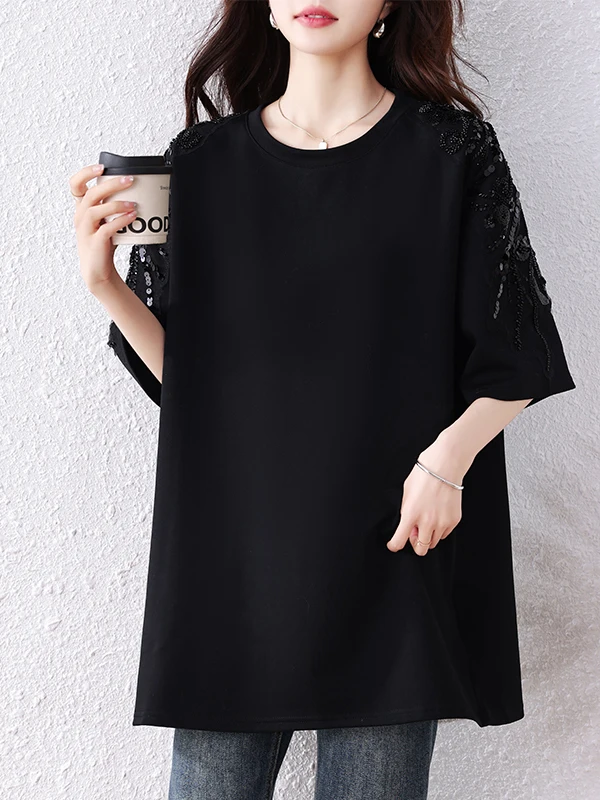 Модная свободная летняя рубашка больших размеров для женщин: повседневный стиль, эффект похудения, универсальная, удобная, дышащая, с круглым вырезом, размер S...
Модная свободная летняя рубашка больших размеров для женщин: повседневный стиль, эффект похудения, универсальная, удобная, дышащая, с круглым вырезом, размер S...