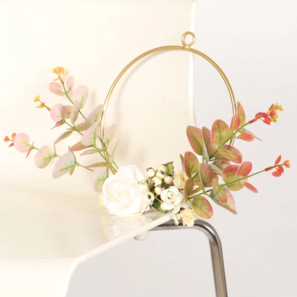 Artificial Rose Wreath Eucalyptus Decor Autumn Flower Wall Hanging Fireplace Background DoorRose Premium Silk Beige Warm
Artificial Rose Wreath Eucalyptus Decor Autumn Flower Wall Hanging Fireplace Background DoorRose Premium Silk Beige Warm