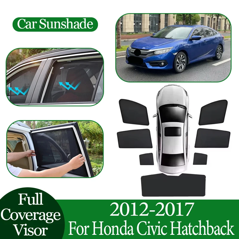 Car Mesh Sunshade For Honda Civic Hatchback FK1 FK2 2012~2017 Magnetic Coverage Sunshade Sunscreen Privacy Protection Auto Parts
Car Mesh Sunshade For Honda Civic Hatchback FK1 FK2 2012~2017 Magnetic Coverage Sunshade Sunscreen Privacy Protection Auto Parts