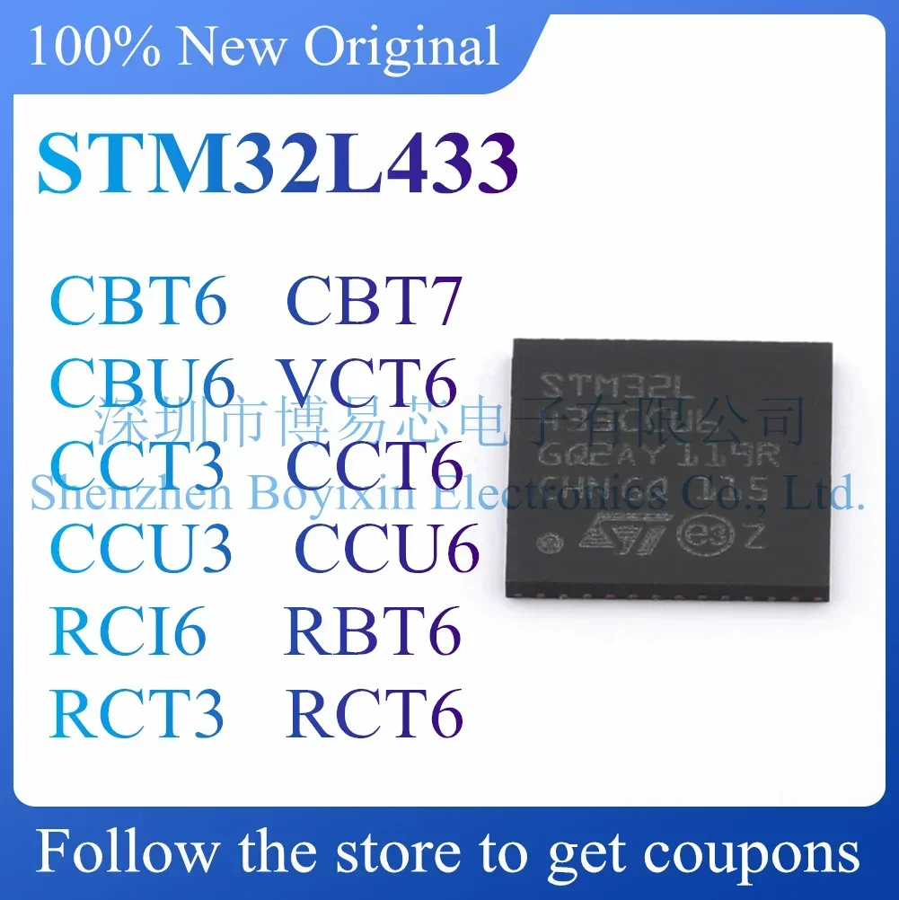 NEW STM32L433VCT6 STM32L433RCT6 STM32L433RBT6 STM32L433CCU3 STM32L433CCU6 STM32L433CCT6 STM32L433CCT3 CBU6 CBT7 RCT3 CBT6 RCI6.
NEW STM32L433VCT6 STM32L433RCT6 STM32L433RBT6 STM32L433CCU3 STM32L433CCU6 STM32L433CCT6 STM32L433CCT3 CBU6 CBT7 RCT3 CBT6 RCI6.