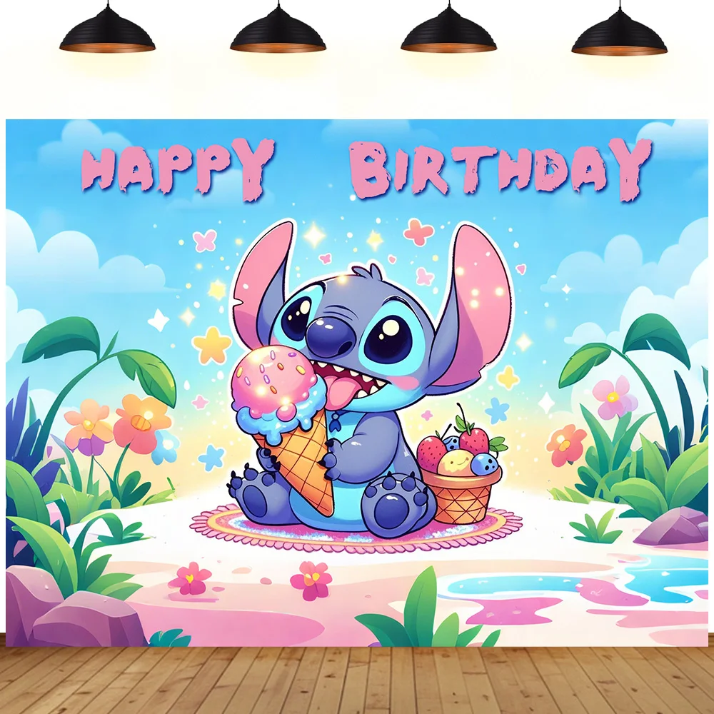 Birthday Background Stitch Children's Day gift beach Lilo summer vacation Hawaii room decoration backdrop photography
Birthday Background Stitch Children's Day gift beach Lilo summer vacation Hawaii room decoration backdrop photography