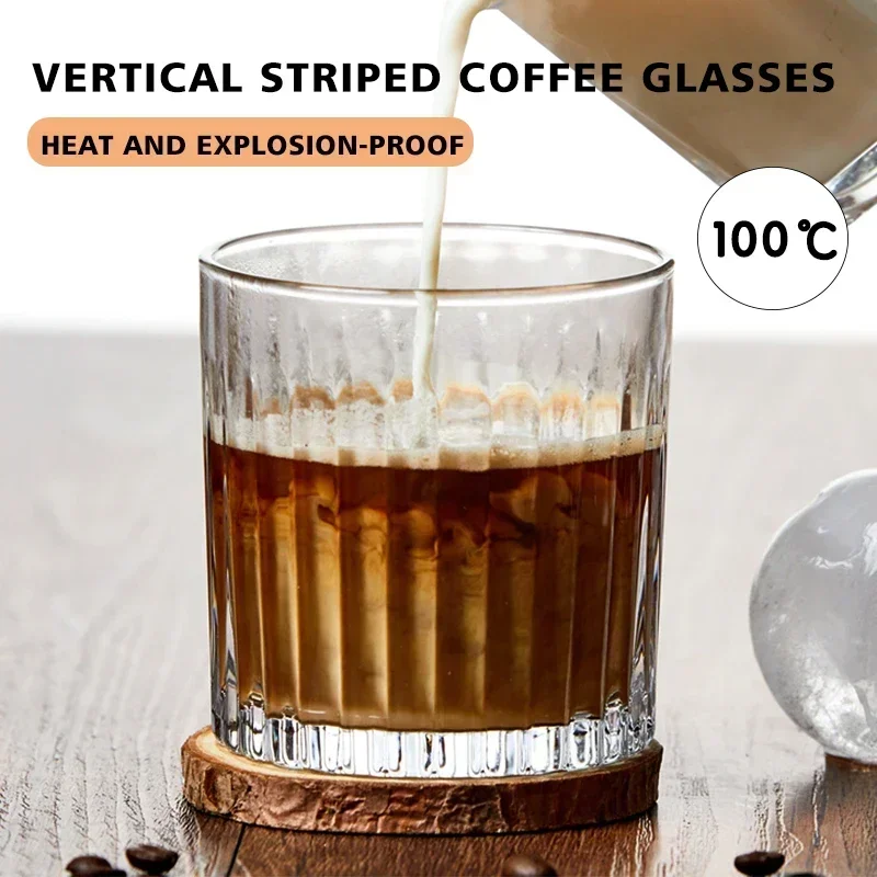 Модные стаканы для старого виски в вертикальную полоску, кофе для очков, бурбон, коктейль, скотч, ирландское виски (набор из 2 шт.)
Модные стаканы для старого виски в вертикальную полоску, кофе для очков, бурбон, коктейль, скотч, ирландское виски (набор из 2 шт.)