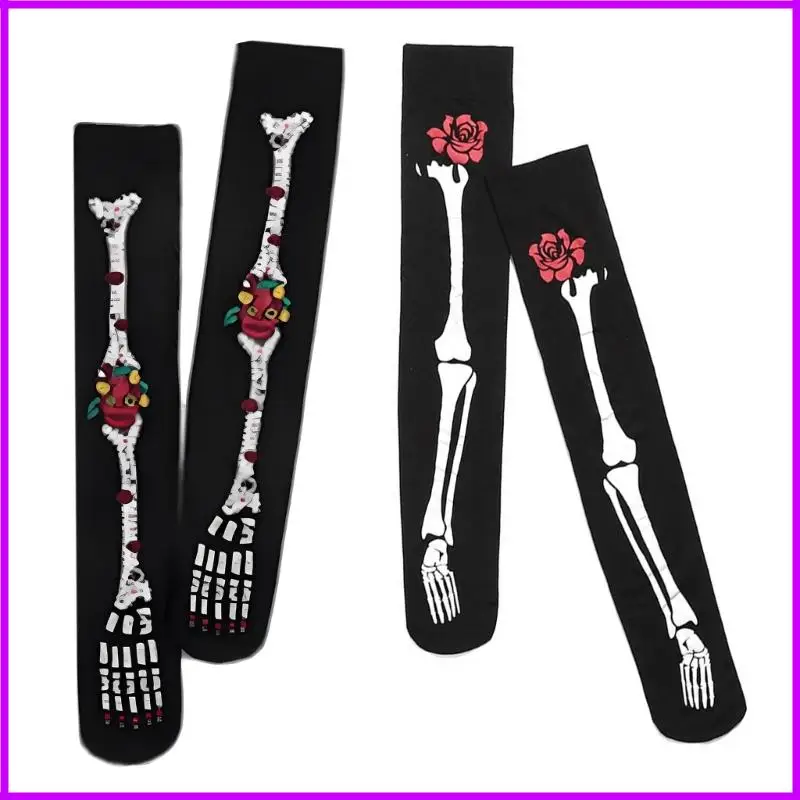 Жуткие тематические колени высокие носки эластичные нейлоновые длинные носки идеально подходят для костюмов и ежедневной моды.
Жуткие тематические колени высокие носки эластичные нейлоновые длинные носки идеально подходят для костюмов и ежедневной моды.