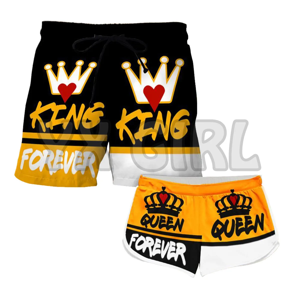 Шорты Forerver King Queen мужские/женские универсальные, быстросохнущие пляжные короткие штаны с 3D принтом, летние пляжные плавки
Шорты Forerver King Queen мужские/женские универсальные, быстросохнущие пляжные короткие штаны с 3D принтом, летние пляжные плавки