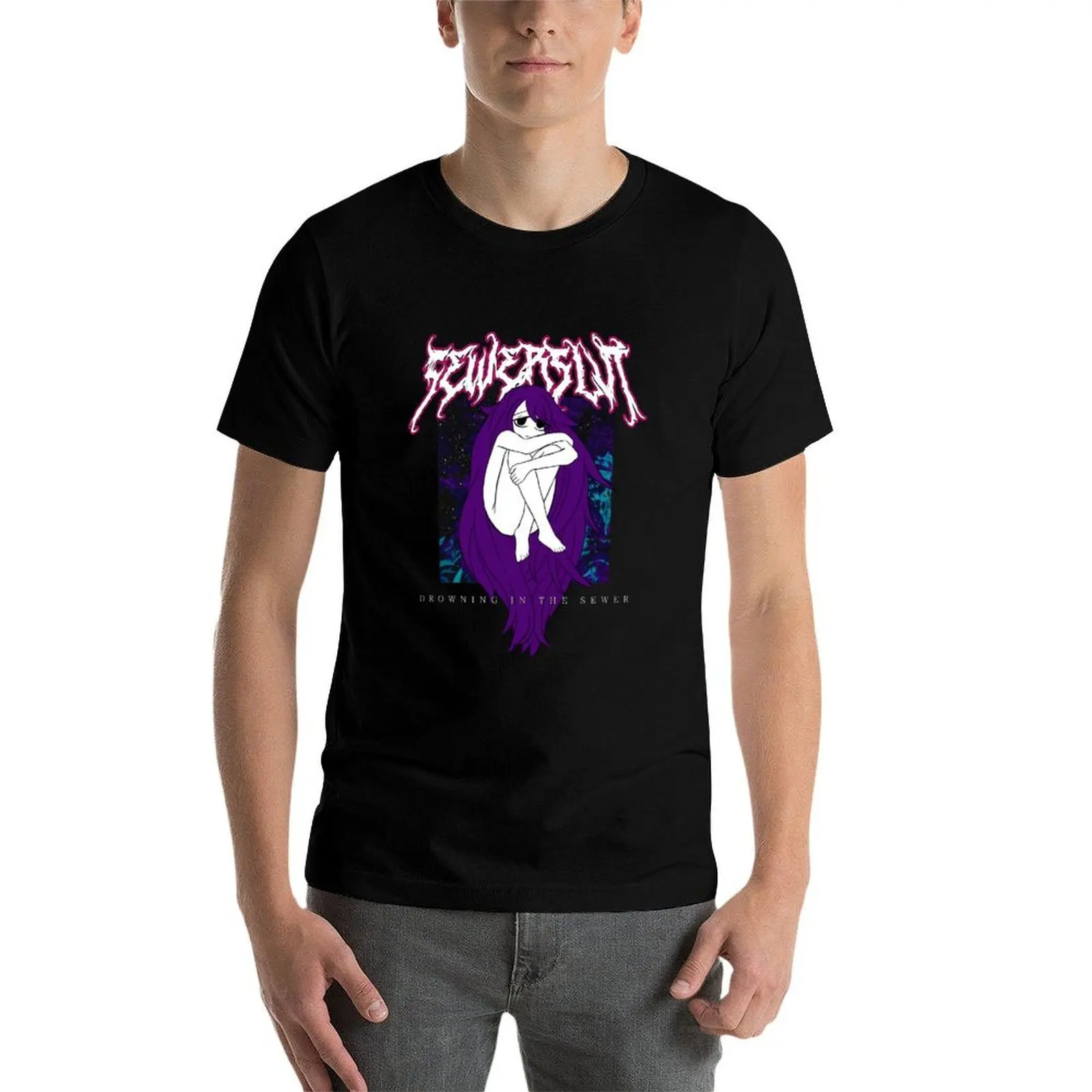 Sewerslvt - Drowning In The Sewer T-Shirt printed t shirts for man funny t shirts man T-Shirt 
Sewerslvt - Drowning In The Sewer T-Shirt printed t shirts for man funny t shirts man T-Shirt
