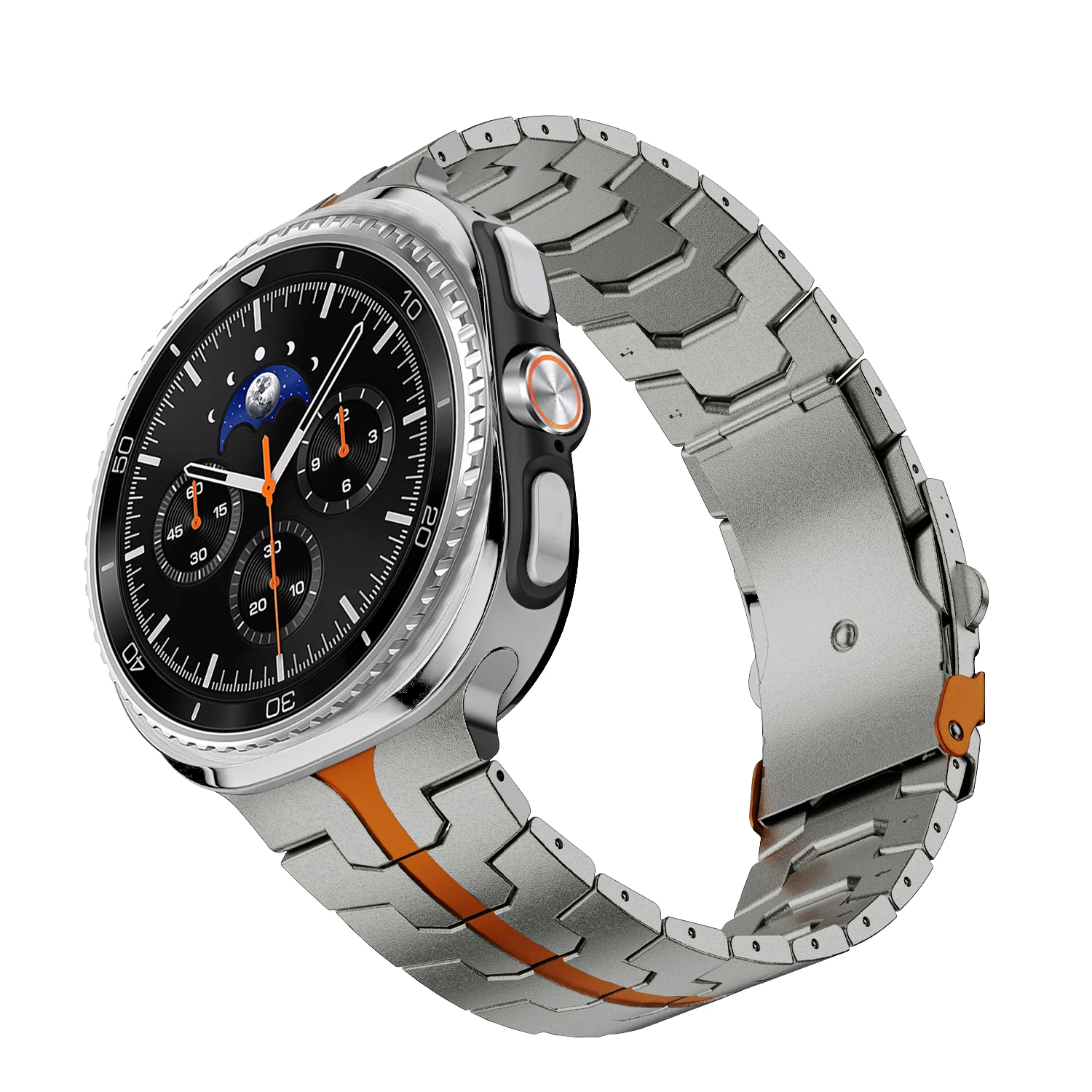 AKGLEADER Iron man titanium strap for Samsung galaxy watch 8 classic strap titanium bands for watch 7 Ultra 47mm bracelet band
AKGLEADER Iron man titanium strap for Samsung galaxy watch 8 classic strap titanium bands for watch 7 Ultra 47mm bracelet band