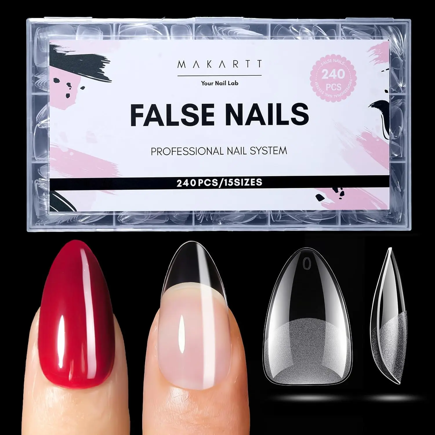 240 шт. коротких накладных ногтей формы «миндаль», 15 размеров, предварительно обработанные, из мягкого геля, для плоских и натуральных ногтей
240 шт. коротких накладных ногтей формы «миндаль», 15 размеров, предварительно обработанные, из мягкого геля, для плоских и натуральных ногтей