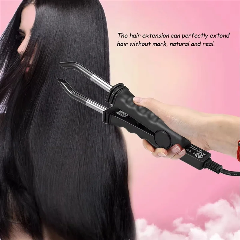 Fusion Perm Temperature Controlled Perm Iron Heated Hair Extensions Keratin Bonding Tools EU-PLUG
Fusion Perm Temperature Controlled Perm Iron Heated Hair Extensions Keratin Bonding Tools EU-PLUG