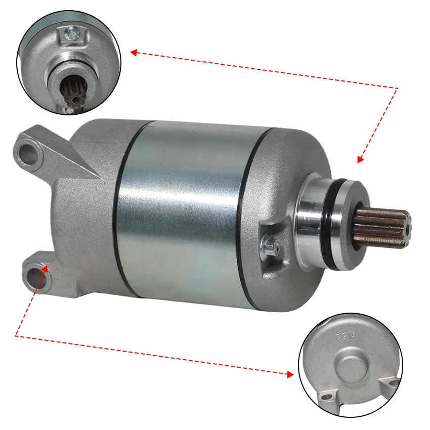 Motorcycle Starter Motor For Honda TRX450ER Sportrax 450 R TRX450R TRX450ER Fourtrax 2006-2014 OEM: 31200-HP1-601
Motorcycle Starter Motor For Honda TRX450ER Sportrax 450 R TRX450R TRX450ER Fourtrax 2006-2014 OEM: 31200-HP1-601