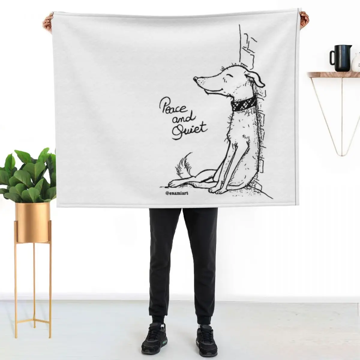 Peace and Quiet Throw Blanket Multi Use Warm Blanket for Living Room Bedroom
Peace and Quiet Throw Blanket Multi Use Warm Blanket for Living Room Bedroom