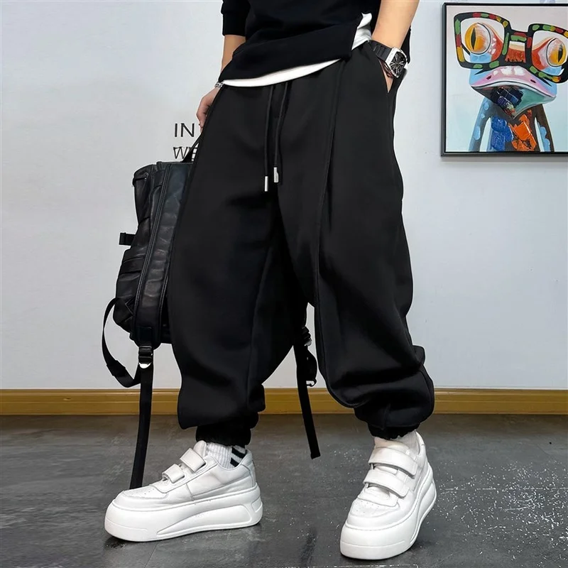 American Sle Casual Loose Dstring Trousers Harlan Pure Color Fitn Sports Pants Men Winter Fce Lined Sweatpants
American Sle Casual Loose Dstring Trousers Harlan Pure Color Fitn Sports Pants Men Winter Fce Lined Sweatpants