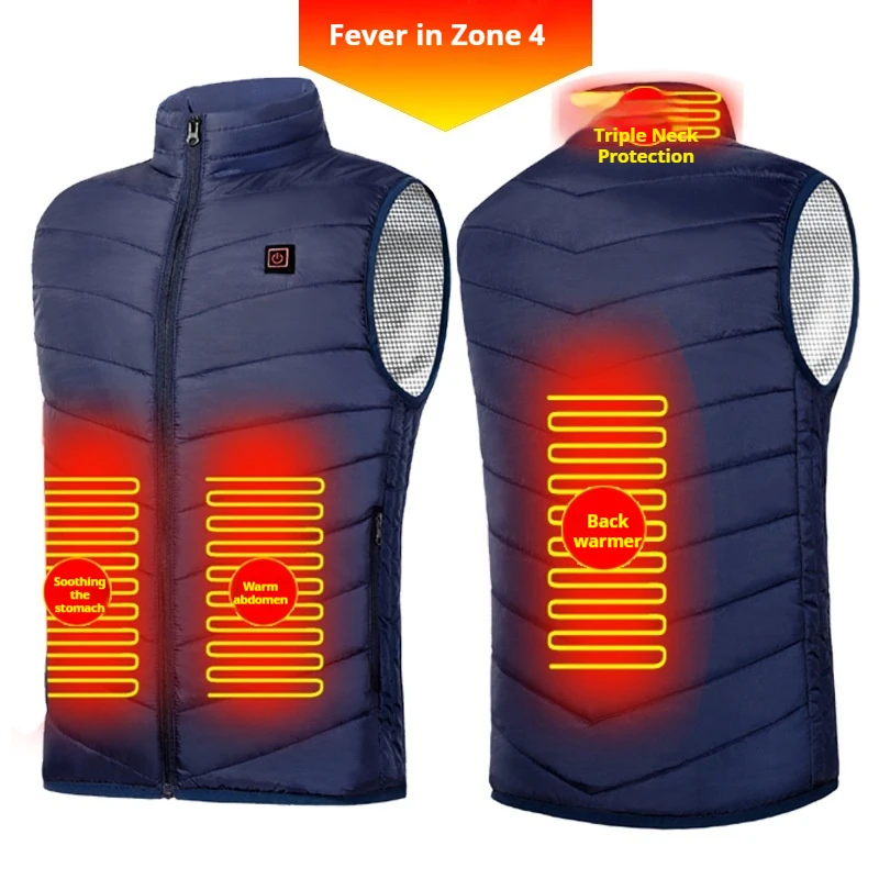 USB Heated Vest for Men and Women 4 Zone Smart Heating Electric Waistcoat Winter Thermal Heated Jacket Men's Heating Vest New
USB Heated Vest for Men and Women 4 Zone Smart Heating Electric Waistcoat Winter Thermal Heated Jacket Men's Heating Vest New