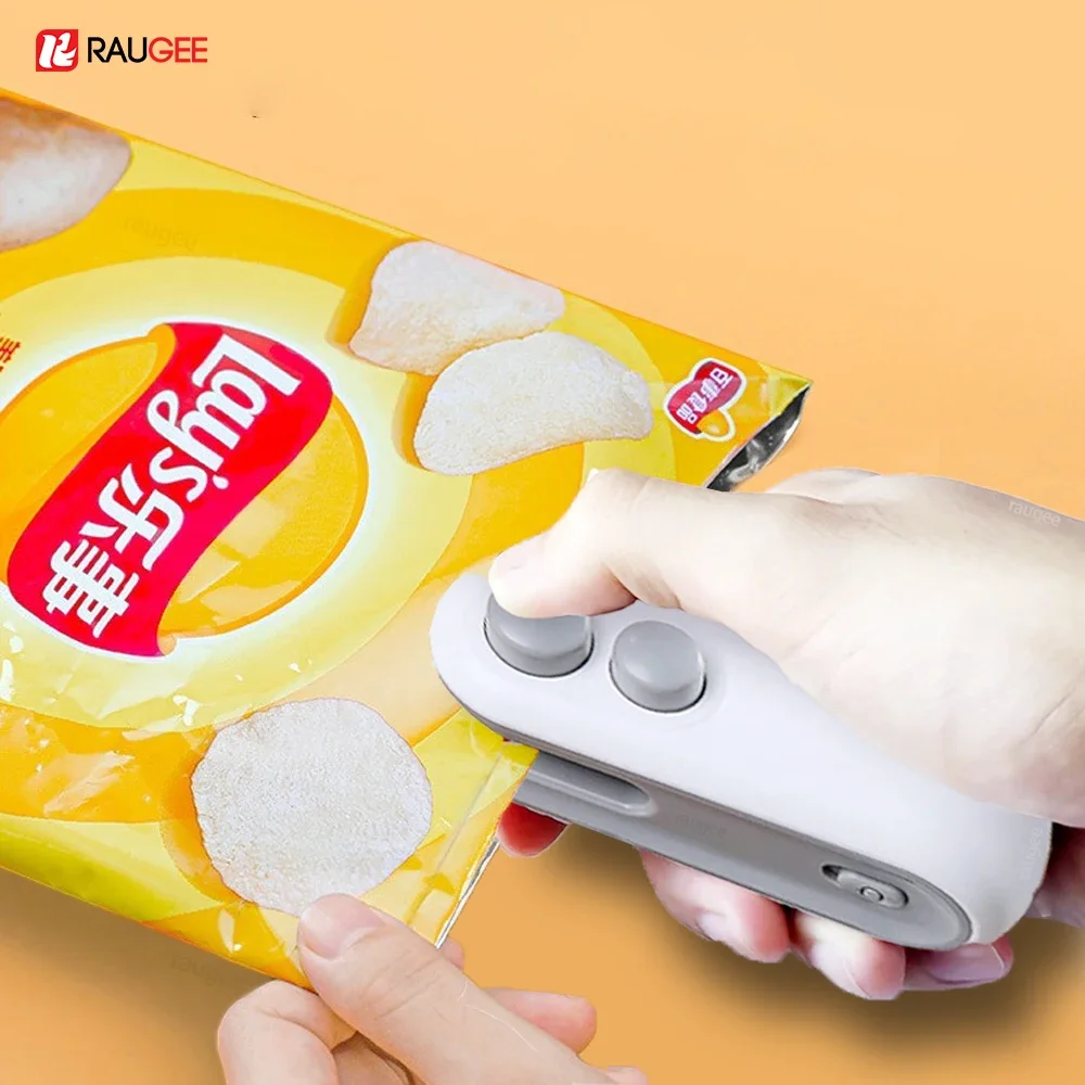 Handheld Bag Sealer Mini Heat Vacuum Food Sealer with Cutter and Magnet 2 in 1 Bag Sealer for Plastic Bags Snacks Food Storage
Handheld Bag Sealer Mini Heat Vacuum Food Sealer with Cutter and Magnet 2 in 1 Bag Sealer for Plastic Bags Snacks Food Storage