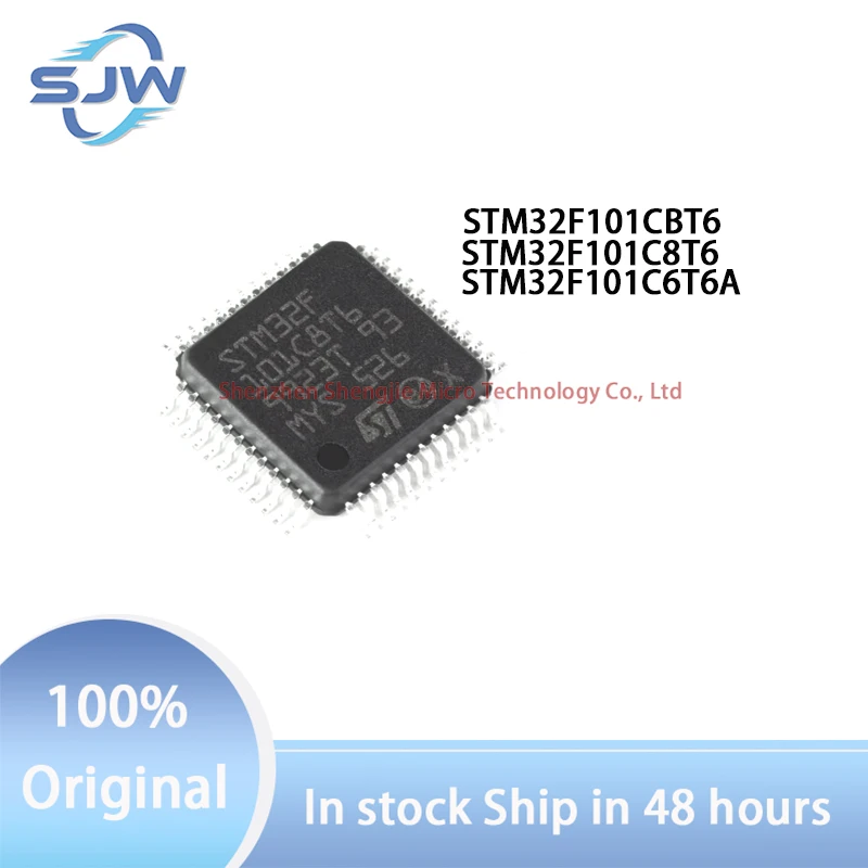 STM32F101CBT6 STM32F101C8T6 STM32F101C6T6A encapsulation QFP100 32-bit microcontroller chip
STM32F101CBT6 STM32F101C8T6 STM32F101C6T6A encapsulation QFP100 32-bit microcontroller chip