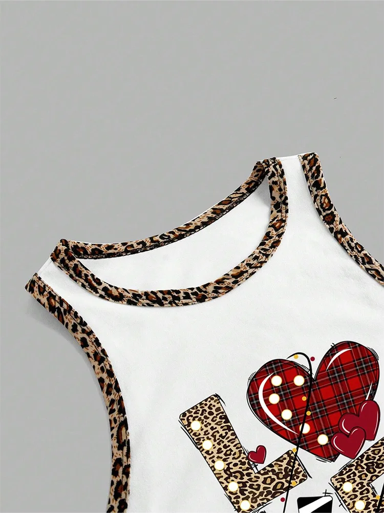 2025 Spring/Summer New Y2k Tank Top Leopard Pattern English Letter Printed Design Sexy Slimming High End Tank Top.
2025 Spring/Summer New Y2k Tank Top Leopard Pattern English Letter Printed Design Sexy Slimming High End Tank Top.