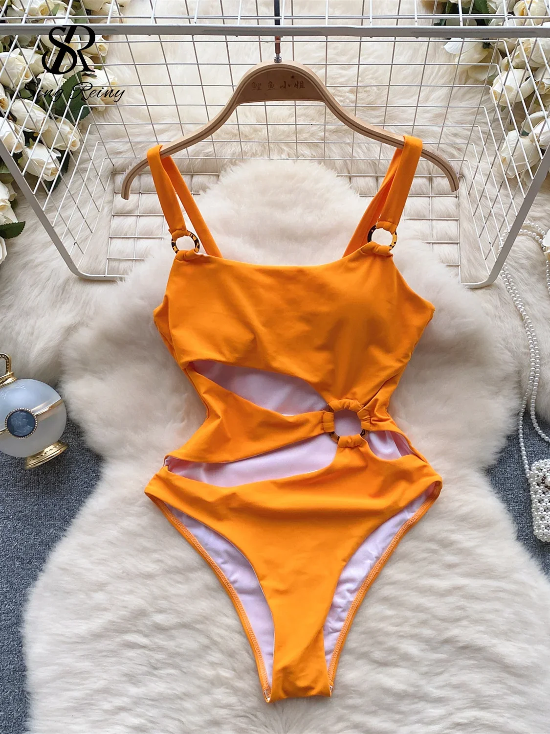 SINGREINY 2025 Women Sensual Sheath Swimsuits Senior Solid Strap Irregular Design Playsuit Fashion Hollow Out Sexy Bodysuits
SINGREINY 2025 Women Sensual Sheath Swimsuits Senior Solid Strap Irregular Design Playsuit Fashion Hollow Out Sexy Bodysuits