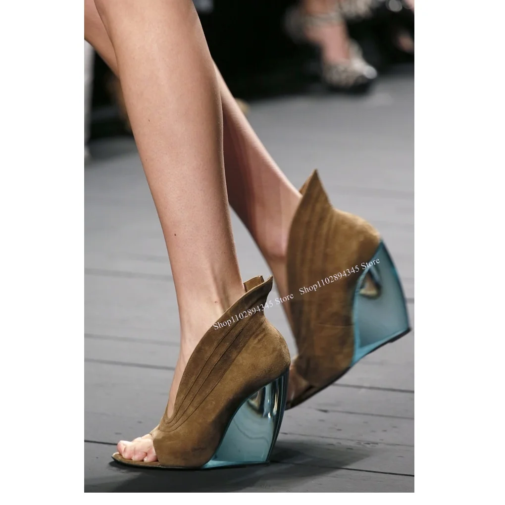 Solid Slip On Shallow Cut Sandals Peep Toe Wedge Heel Fashion Sexy Cool Summer Big Size 2025 Woman Shoes Zapatillas Mujer
Solid Slip On Shallow Cut Sandals Peep Toe Wedge Heel Fashion Sexy Cool Summer Big Size 2025 Woman Shoes Zapatillas Mujer