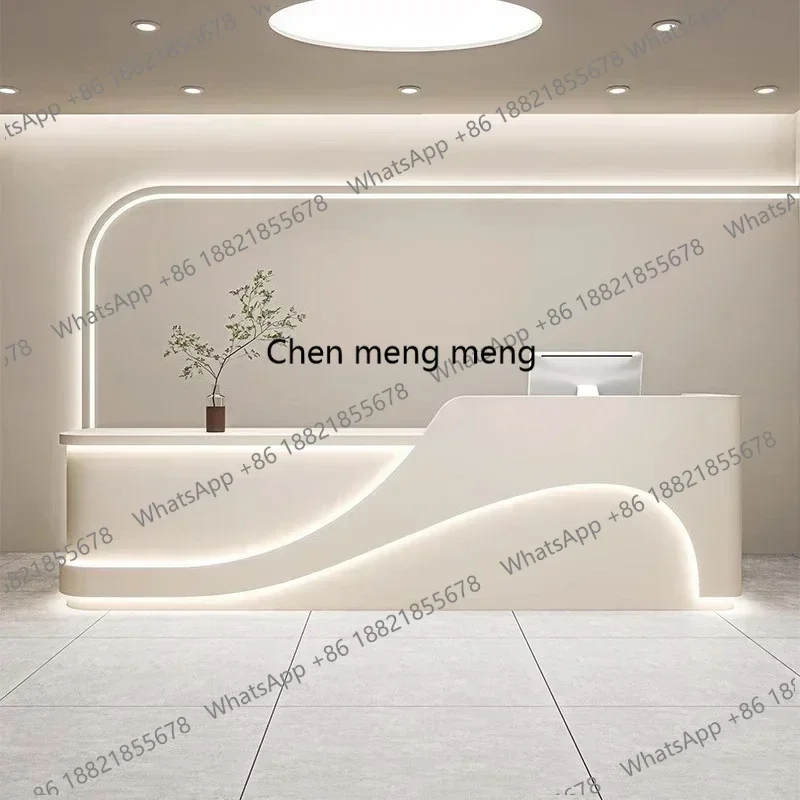 Новая роскошная стойка ресепшн для офиса, салона, бара, магазина одежды, кассы, стоматологической клиники, с окрашенной поверхностью
Новая роскошная стойка ресепшн для офиса, салона, бара, магазина одежды, кассы, стоматологической клиники, с окрашенной поверхностью