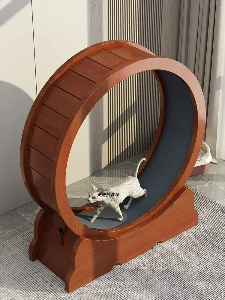 Eco-Friendly Cat Running Wheel - Small Pet Exercise Equipment with Solid Wood Cat-Tree and Silent Features
Eco-Friendly Cat Running Wheel - Small Pet Exercise Equipment with Solid Wood Cat-Tree and Silent Features