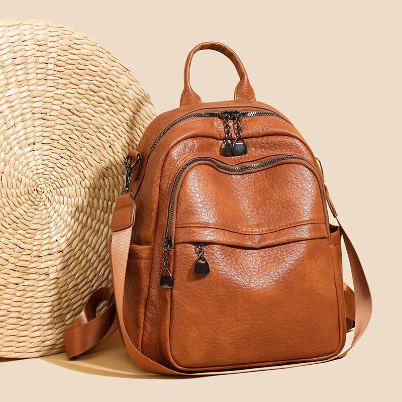 Leather Backpack Women Shoulder Bag Travel Backpacks For School Teenagers Girls shoulder bags Women Mochila Feminina Daypack
Leather Backpack Women Shoulder Bag Travel Backpacks For School Teenagers Girls shoulder bags Women Mochila Feminina Daypack