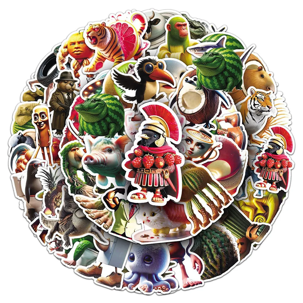 10/50PCS Tung Tung Sahur Italian Brainrot Animals Abstract Animal Graffiti Funny Decor Stickers Kids Toy Decals DIY Laptop
10/50PCS Tung Tung Sahur Italian Brainrot Animals Abstract Animal Graffiti Funny Decor Stickers Kids Toy Decals DIY Laptop
